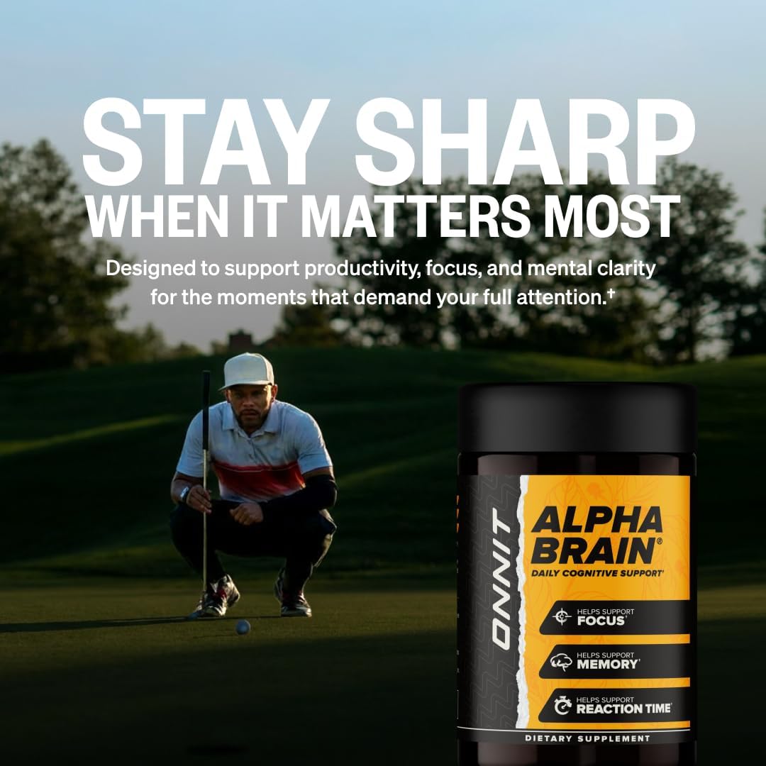 مکمل نوتروپیک حافظه و تمرکز ONNIT مدل Alpha Nootropic، 30 عدد