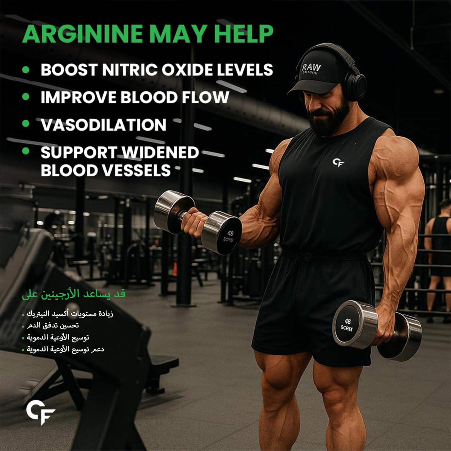 مکمل نیتریک اکساید و پمپ عضلانی Carbamide Forte، 1000 میلی‌گرم، 120 کپسول