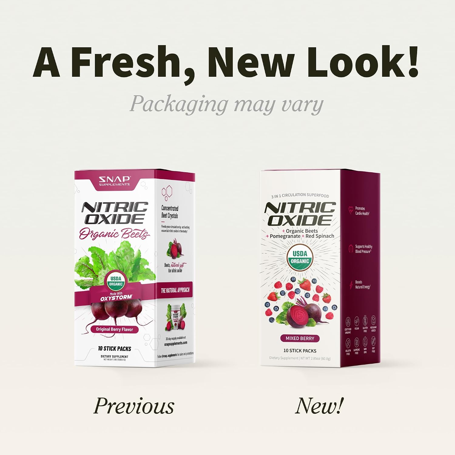 مکمل چغندر و تقویت نیتریک اکساید Snap Supplements، طعم انار