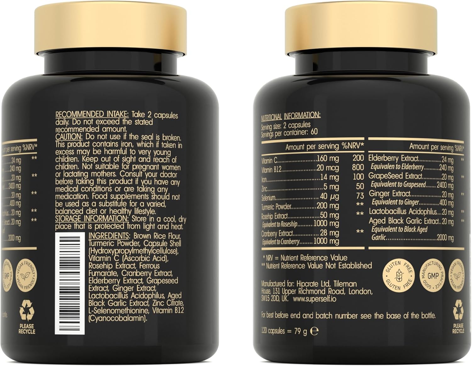 مکمل حمایت از سیستم ایمنی SuperSelf، 120 کپسول