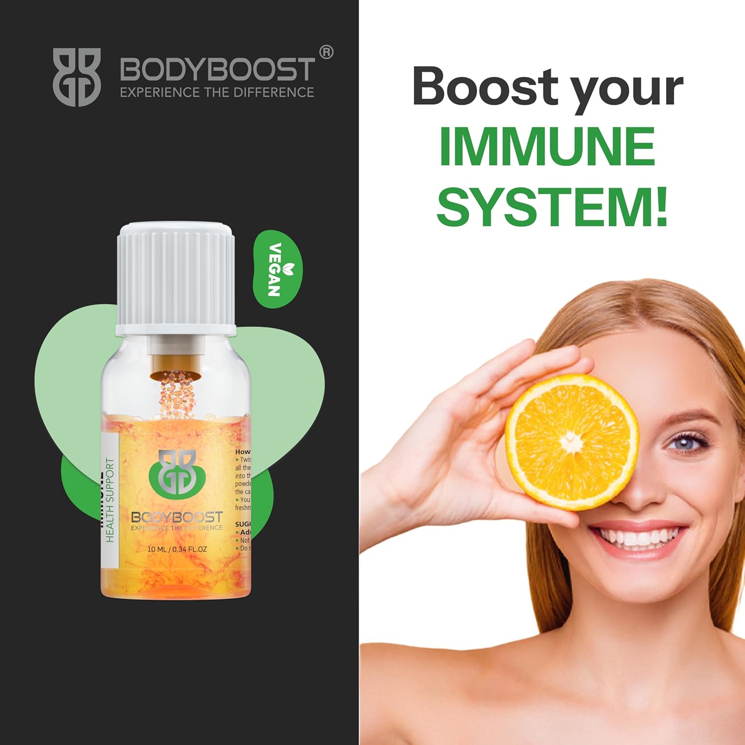 مکمل حمایت از سیستم ایمنی BODYBOOST EXPERIENCE THE DIFFERENCE، 12 ویال