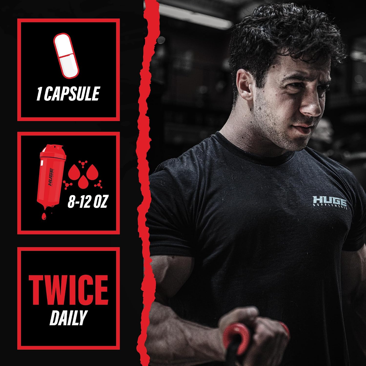 مکمل Ecdysterone برای عملکرد ورزشی Huge Supplements، 60 کپسول