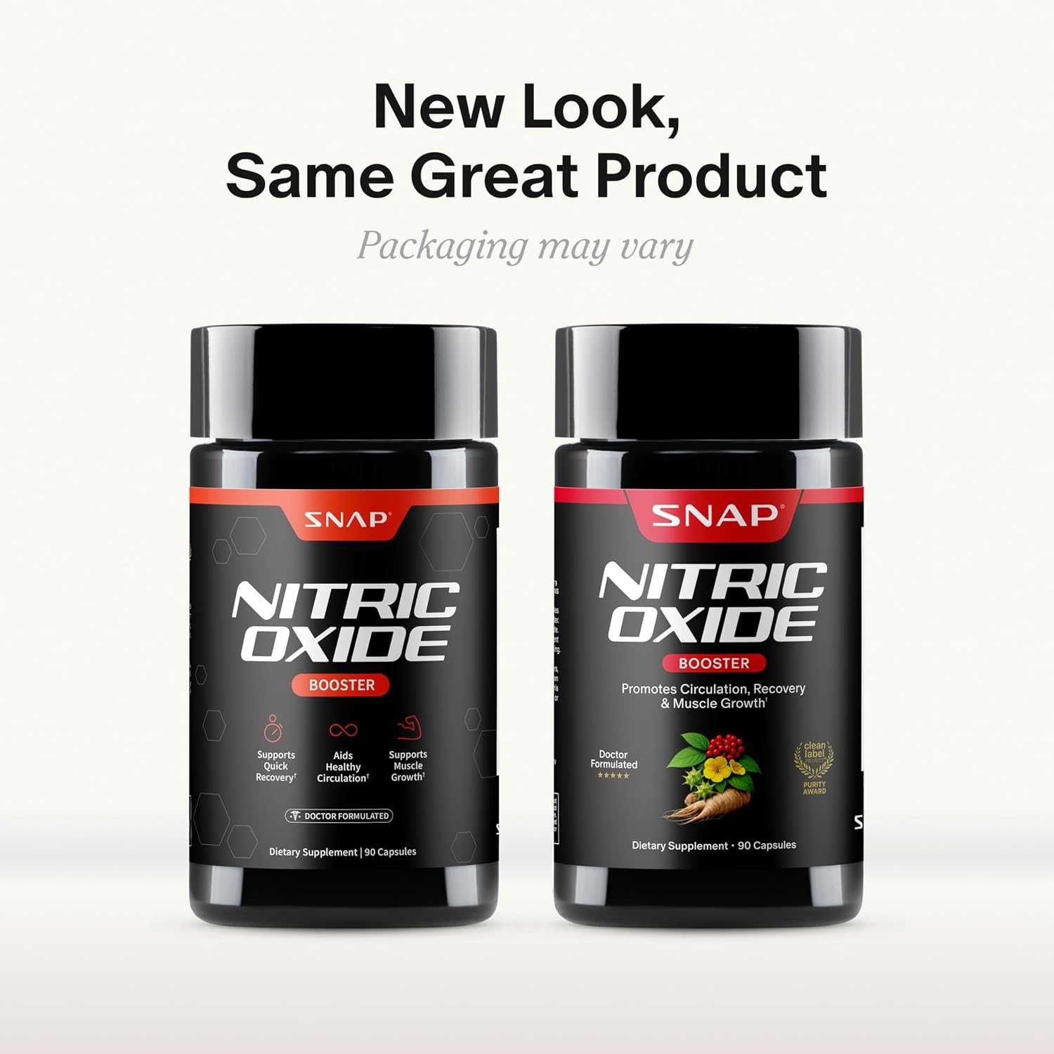 پری‌ورک‌اوت بدون کافئین Snap Supplements، 90 کپسول