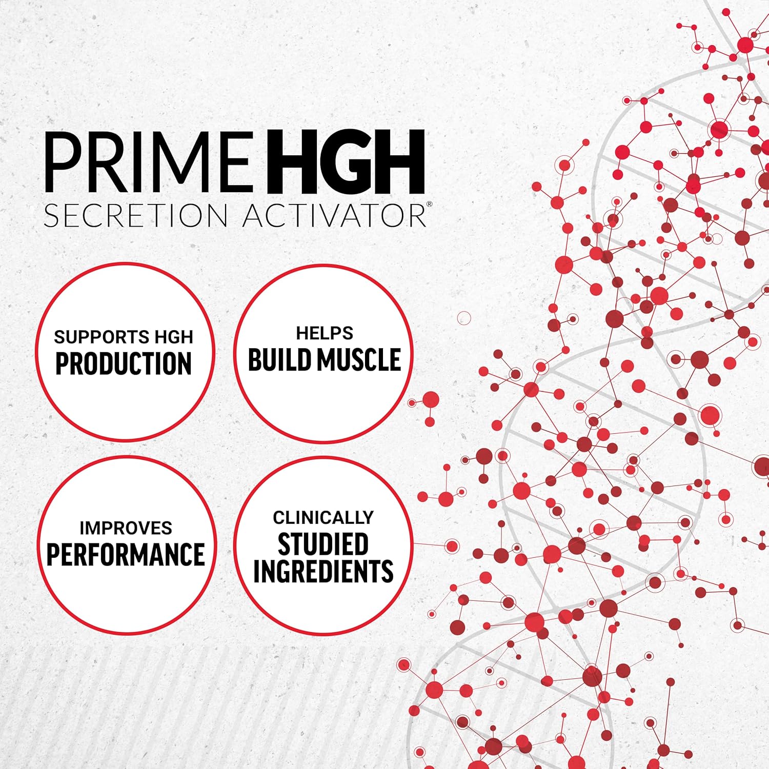 مکمل حمایت از ترشح HGH Force Factor مدل Prime HGH، 75 کپسول