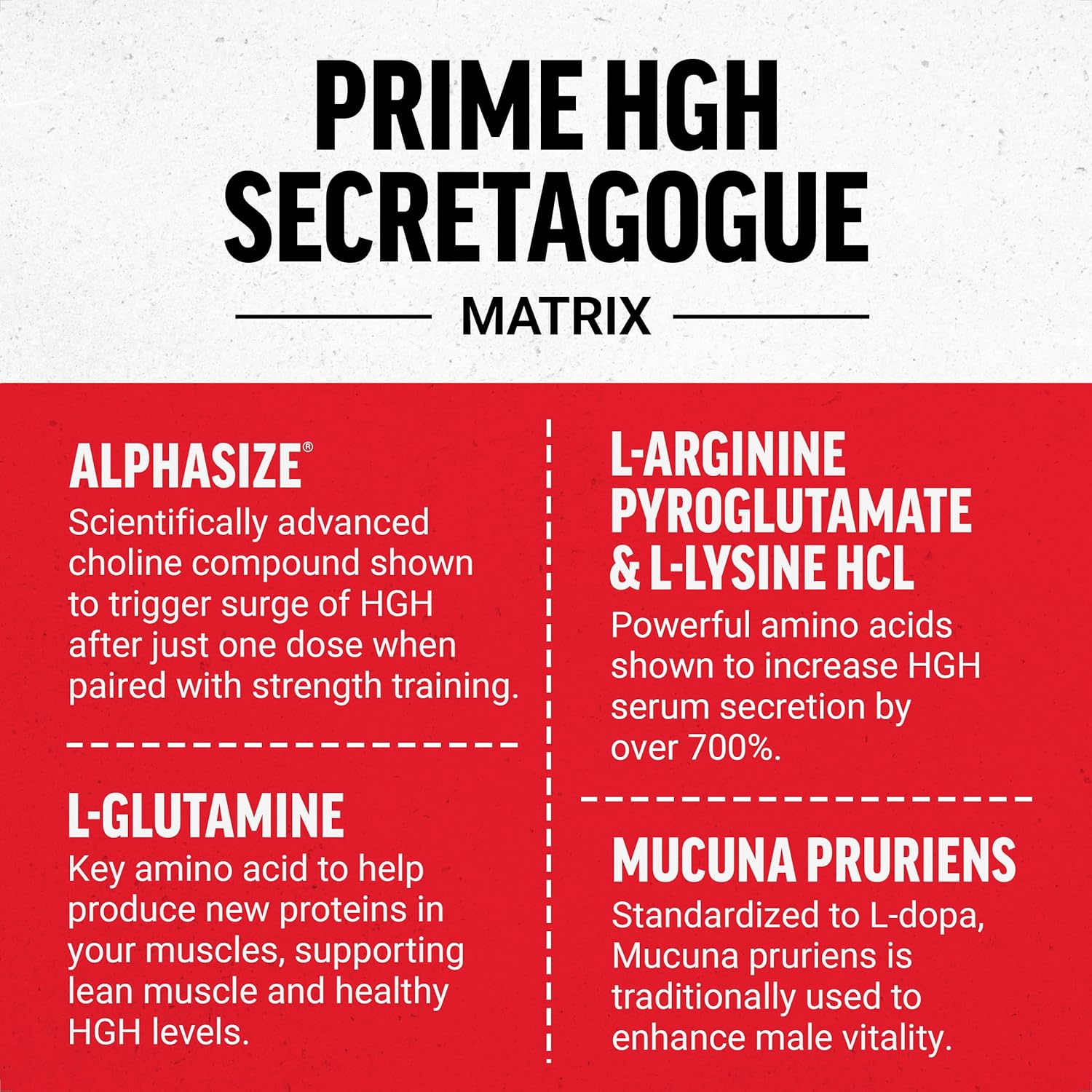 مکمل حمایت از ترشح HGH Force Factor مدل Prime HGH، 75 کپسول