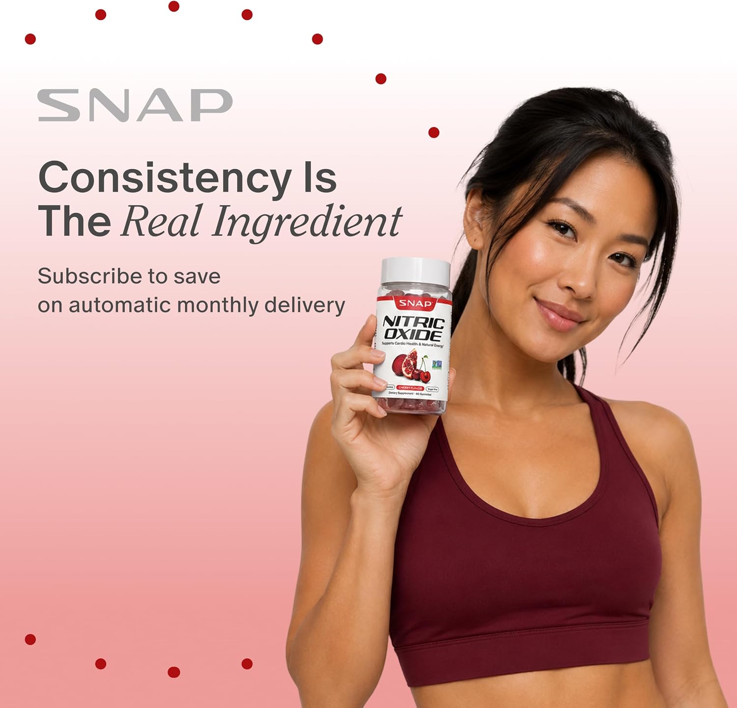 مکمل چغندر و تقویت نیتریک اکساید Snap Supplements، طعم انار