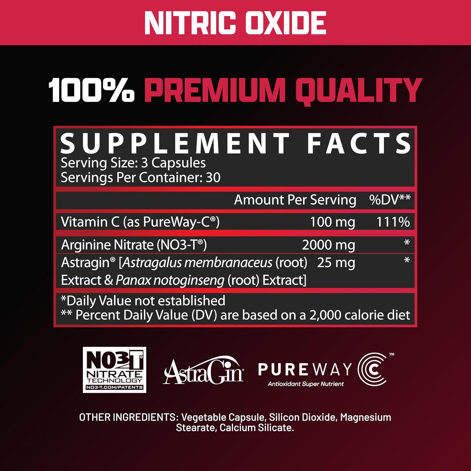 مکمل نیتریک اکساید و پمپ عضلانی Nutrex Research، 90 کپسول