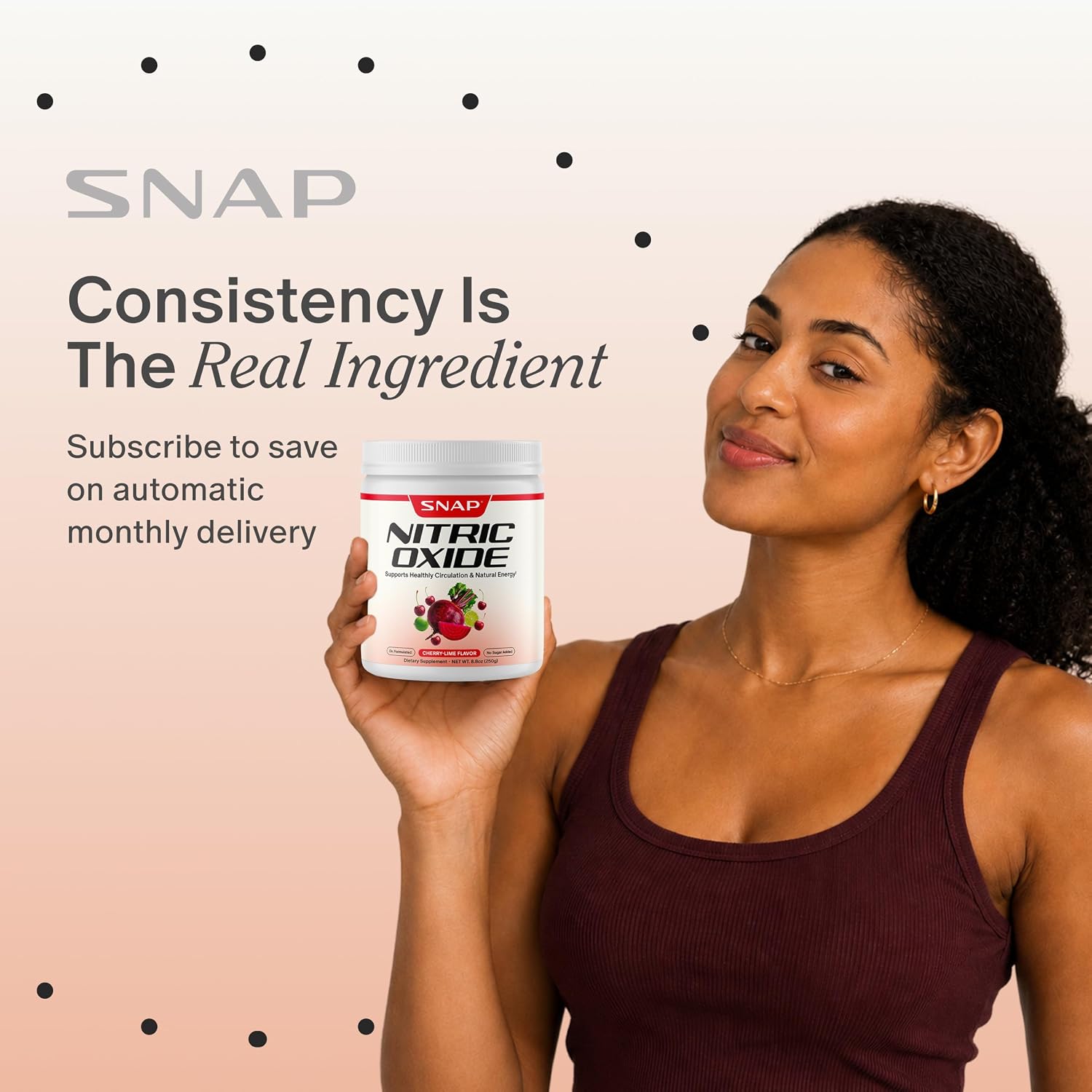 مکمل چغندر و تقویت نیتریک اکساید Snap Supplements، 30 وعده، طعم لیمو سبز