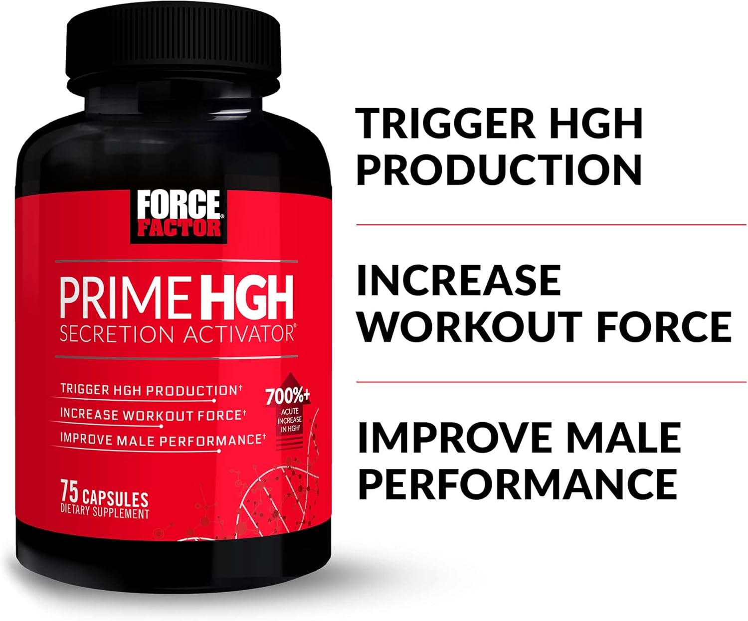 مکمل حمایت از ترشح HGH Force Factor مدل Prime HGH، 225 عدد