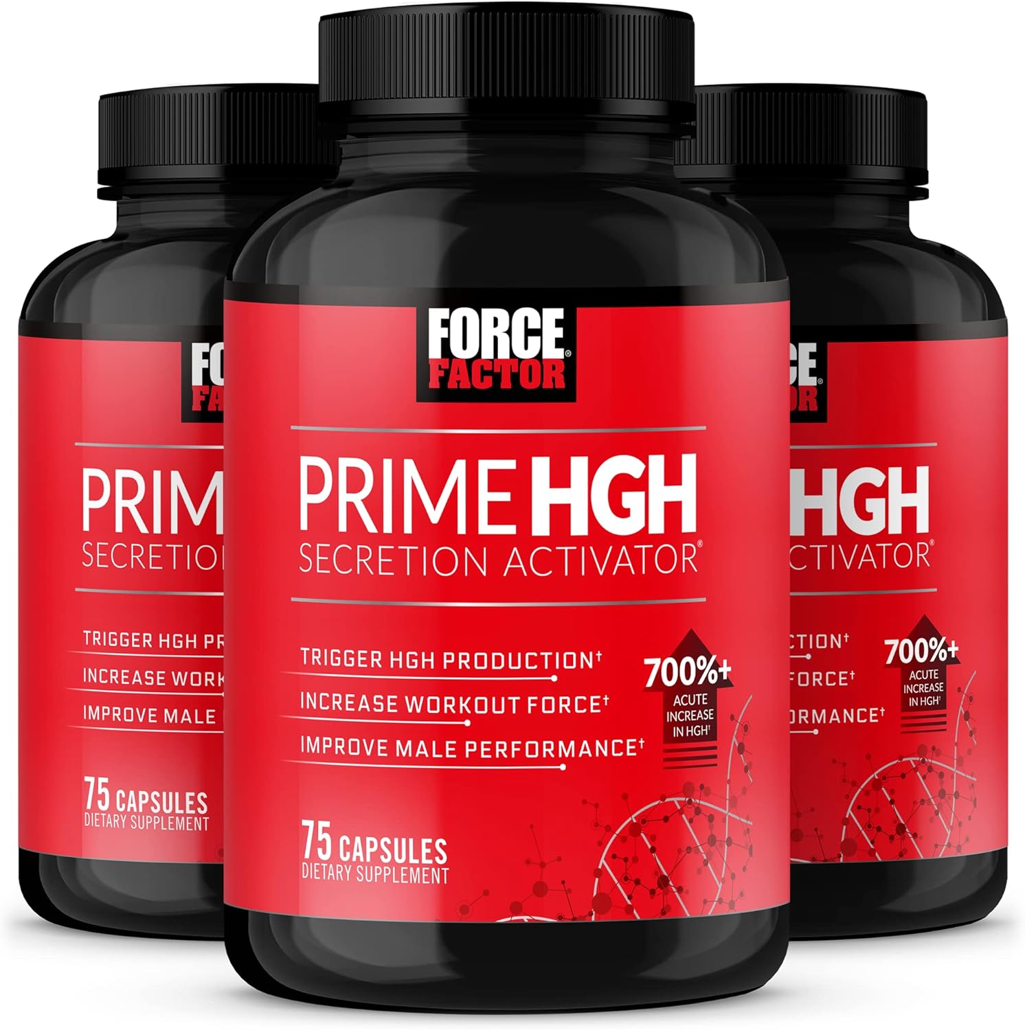 مکمل حمایت از ترشح HGH Force Factor مدل Prime HGH، 225 عدد