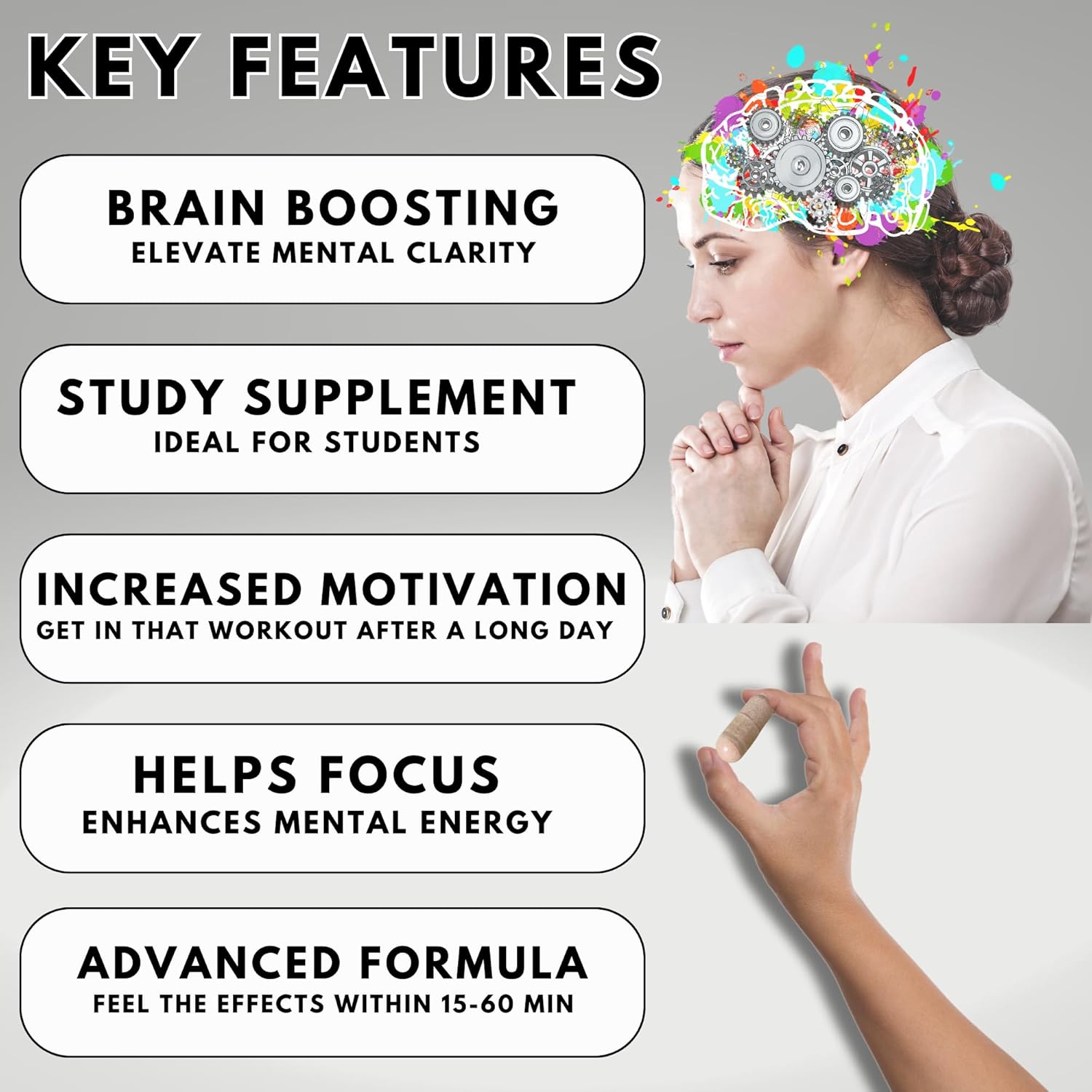 مکمل نوتروپیک حافظه و تمرکز Focus Pep