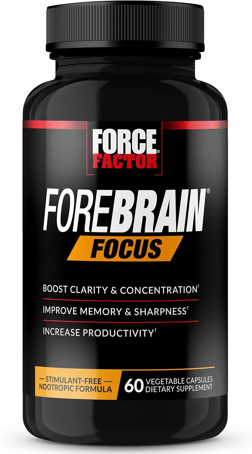 مکمل نوتروپیک حافظه و تمرکز Force Factor، 60 کپسول