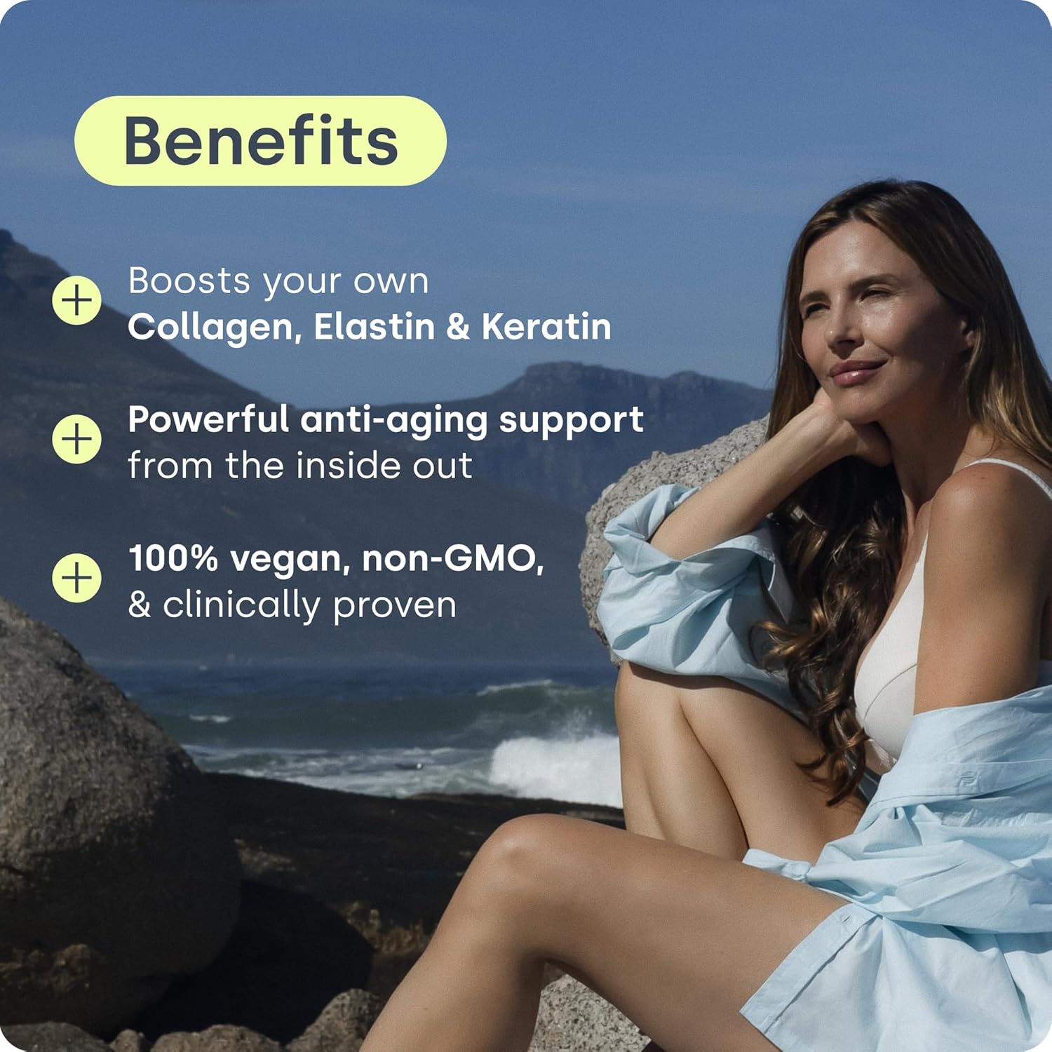 مکمل کلاژن‌ساز پوست، مو و مفاصل Biosil مدل Collagen Booster، 0.5 اونس مایع