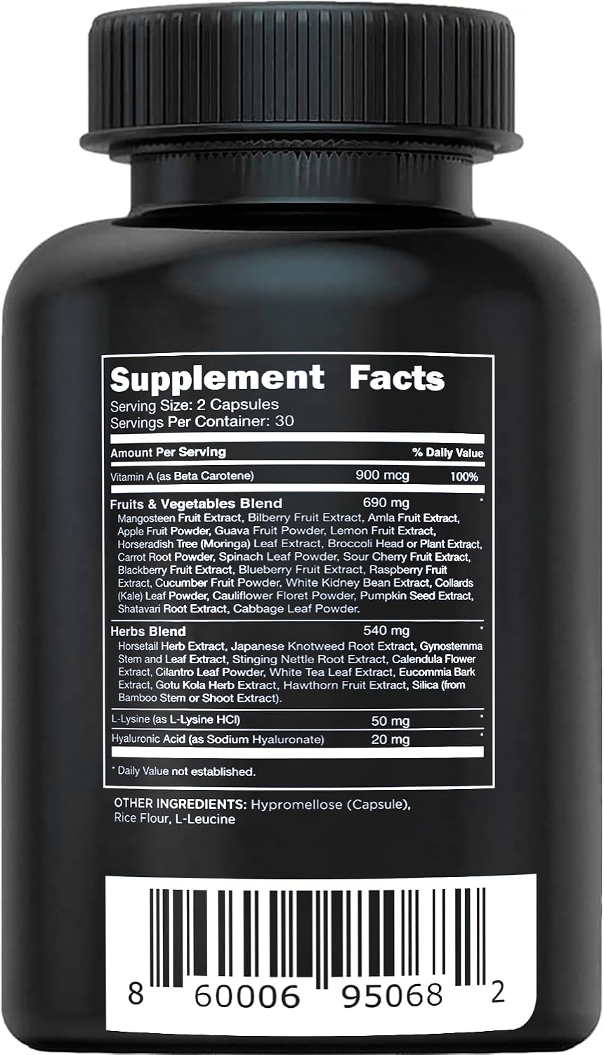 مکمل کلاژن‌ساز پوست، مو و مفاصل Vital Vitamins مدل Collagen Booster، 60 کپسول