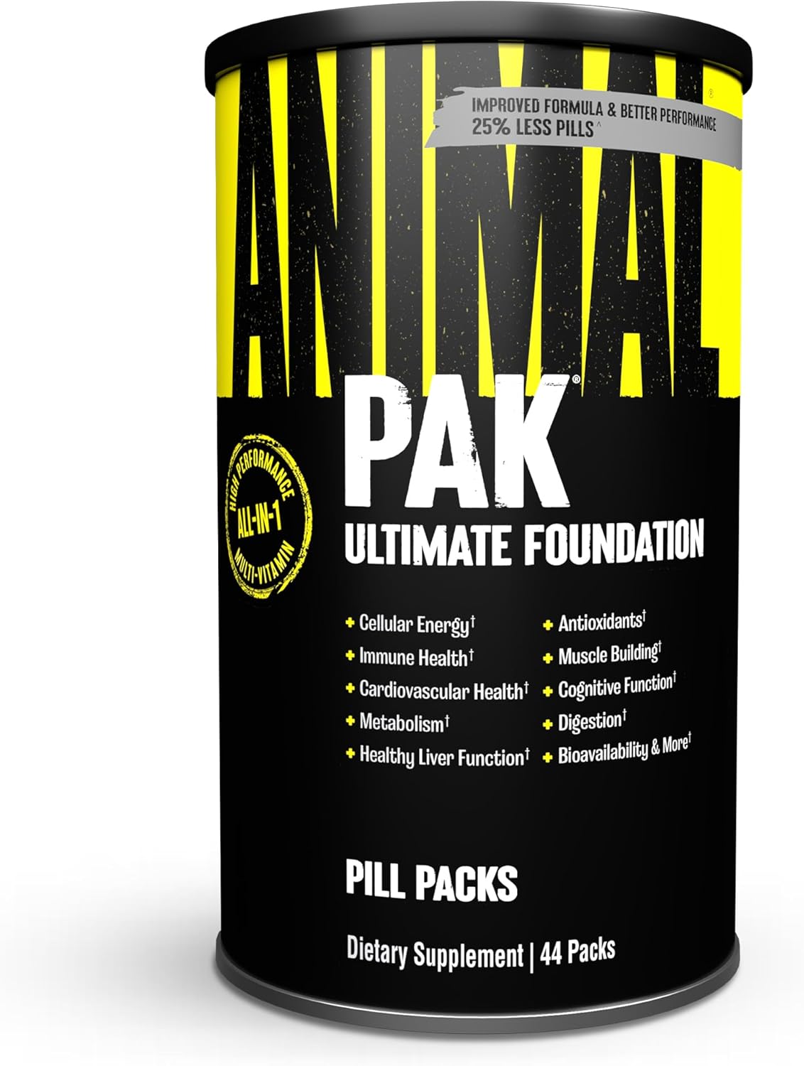 مکمل ویتامین و مواد معدنی Animal مدل Pak، 44 عدد