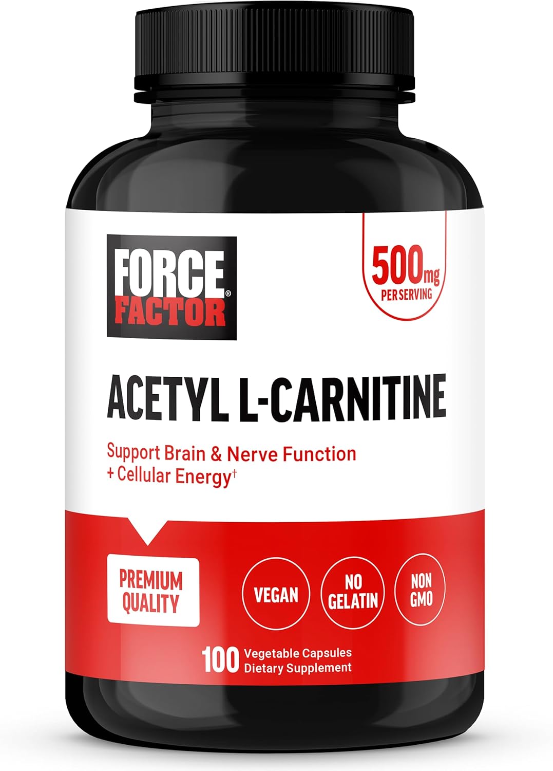 مکمل نوتروپیک حافظه و تمرکز Force Factor، 500 میلی‌گرم