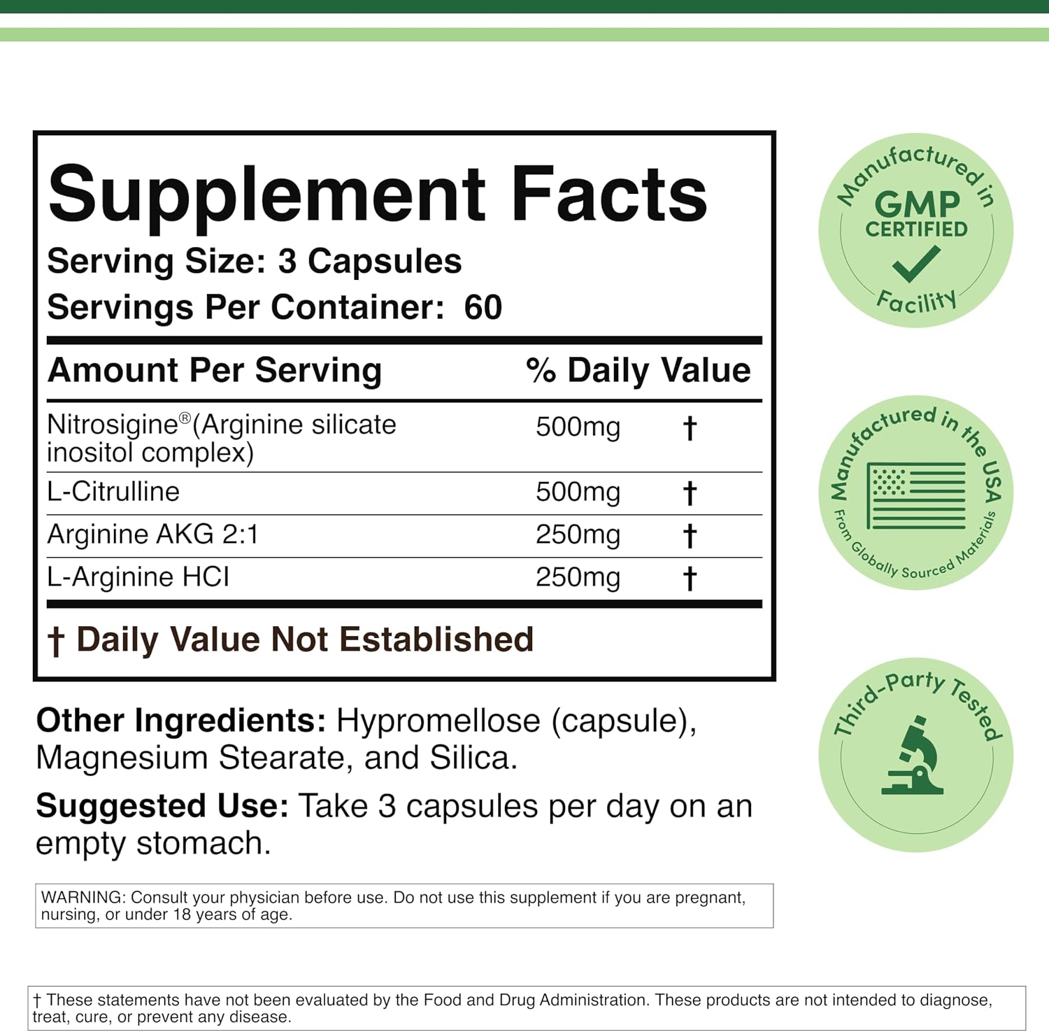 مکمل پری‌ورک‌اوت Double Wood Supplements، 180 کپسول