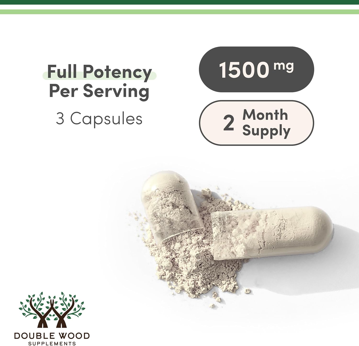 مکمل پری‌ورک‌اوت Double Wood Supplements، 180 کپسول