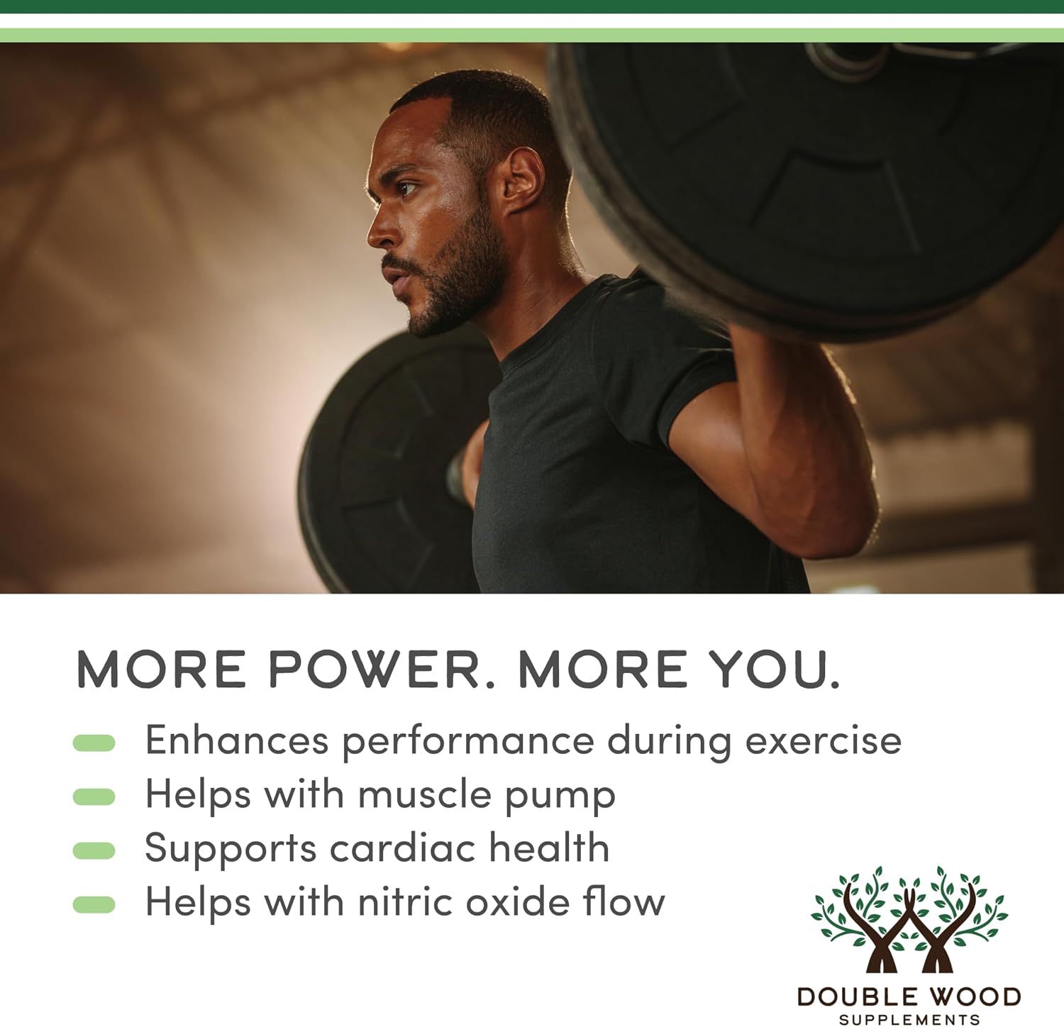 مکمل پری‌ورک‌اوت Double Wood Supplements، 180 کپسول