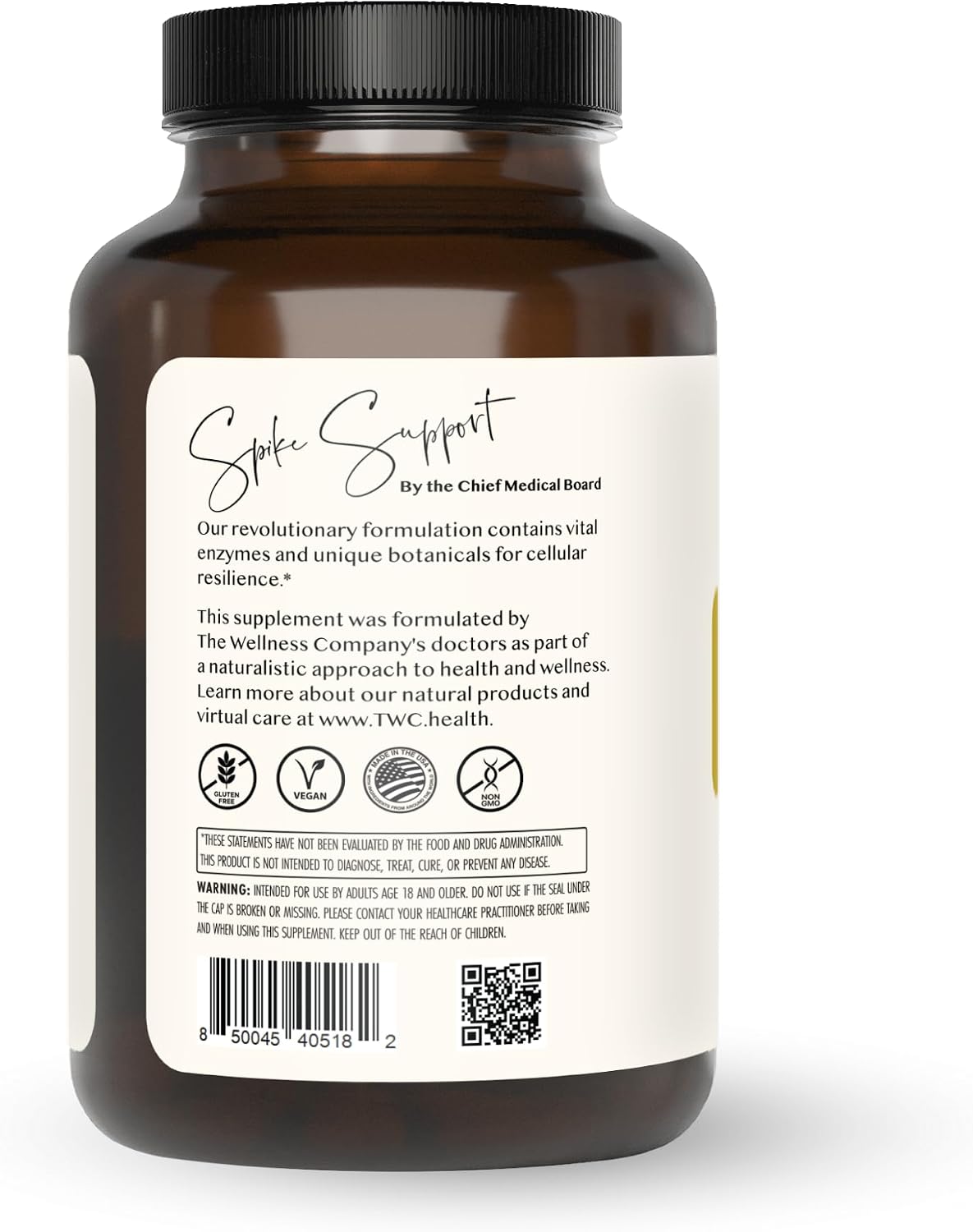 مکمل حمایت از سیستم ایمنی The Wellness Company، 120 کپسول