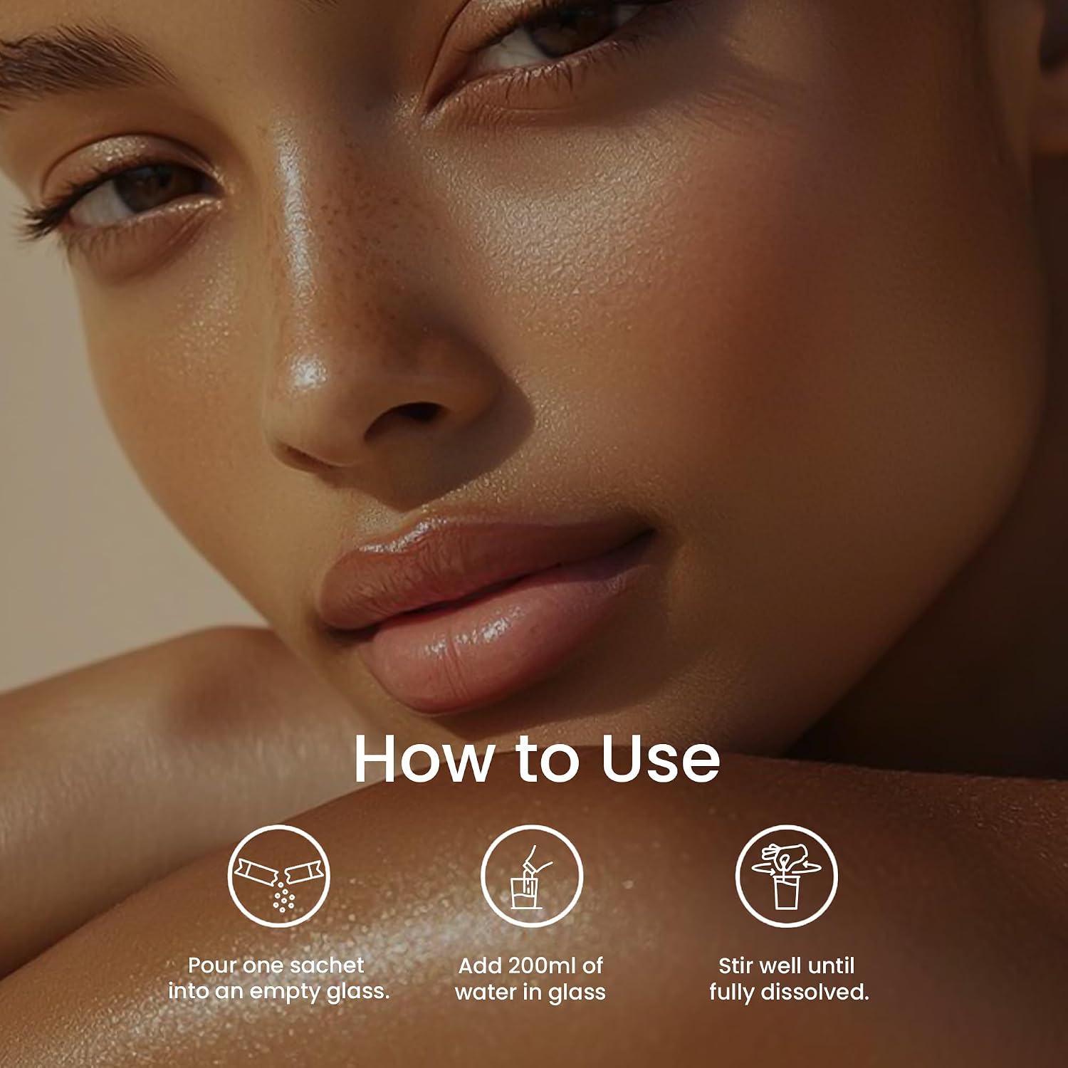 مکمل کلاژن‌ساز پوست، مو و مفاصل U Y ULTIMATE YOU مدل Ultimate Glow، 210 گرم، طعم پرتقال