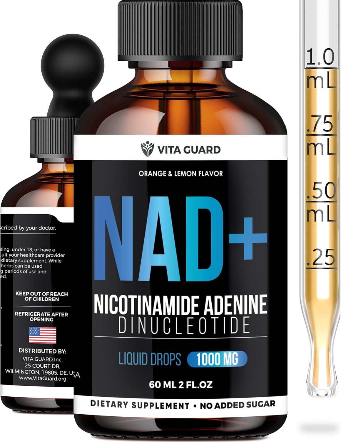 مکمل NAD+ و انرژی سلولی Vita Guard، 1000 میلی‌گرم