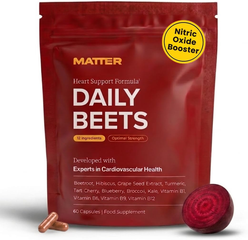 مکمل چغندر و تقویت نیتریک اکساید Get Matter مدل Daily Beets/Blood Flow+