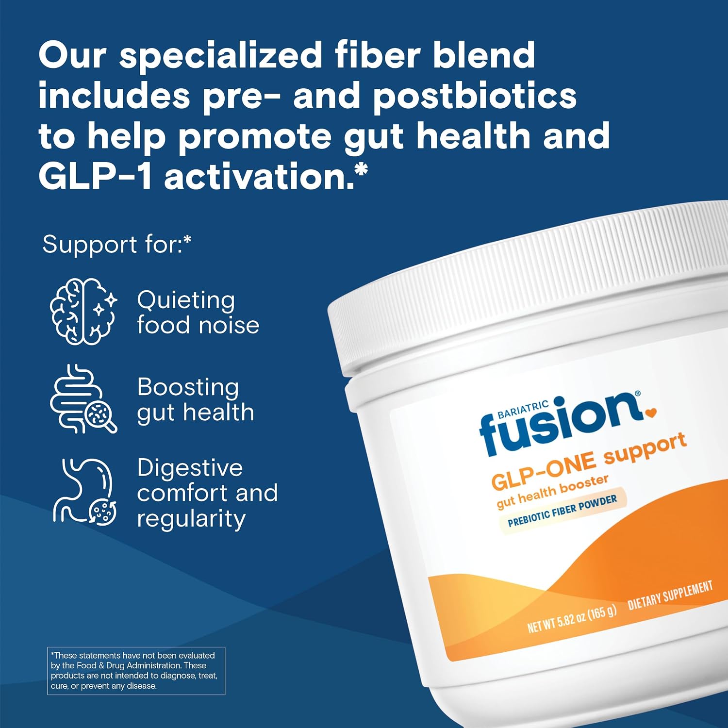 مکمل فیبر و پشتیبانی طبیعی GLP-1 Bariatric Fusion مدل GLP-1 Booster، 20 وعده