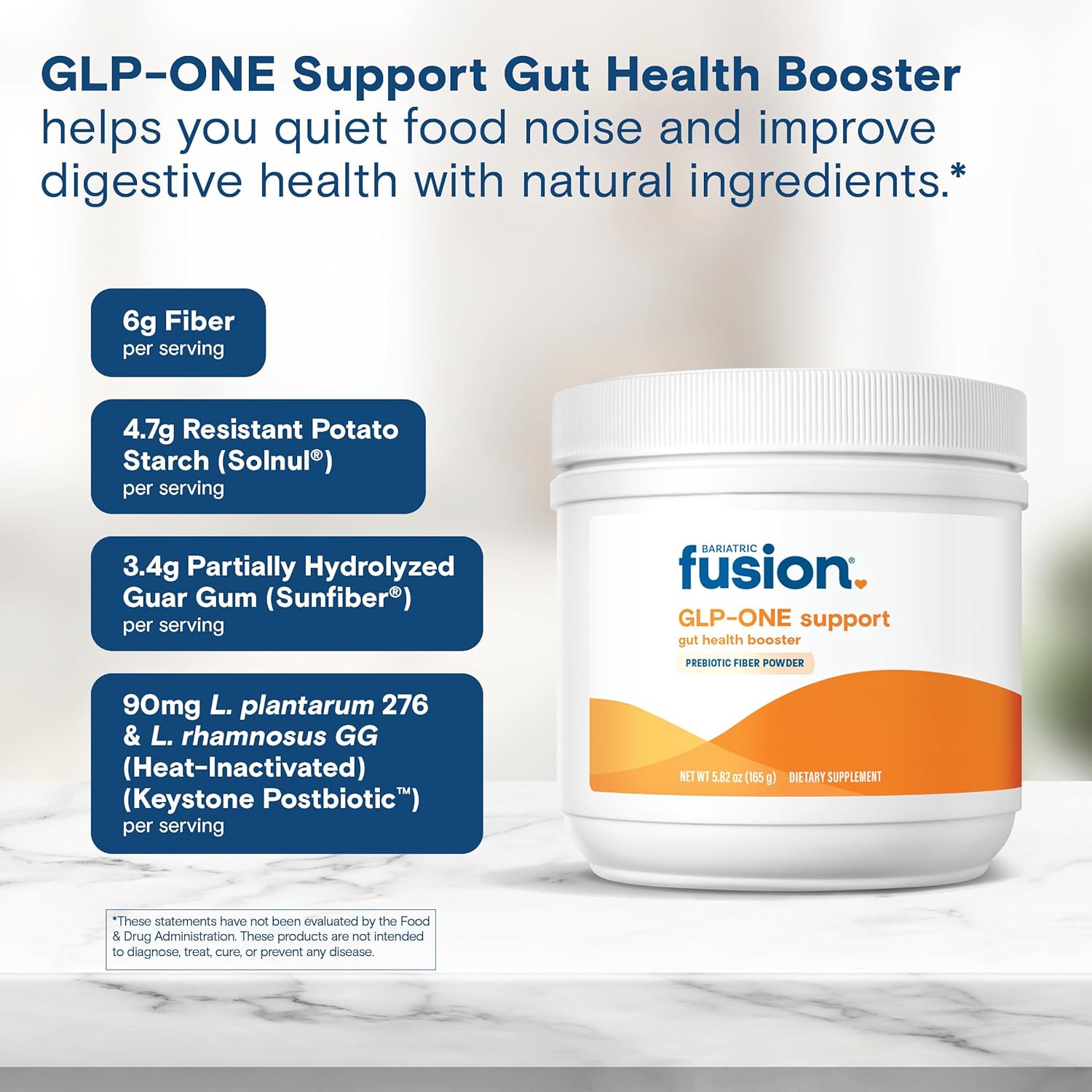 مکمل فیبر و پشتیبانی طبیعی GLP-1 Bariatric Fusion مدل GLP-1 Booster، 20 وعده