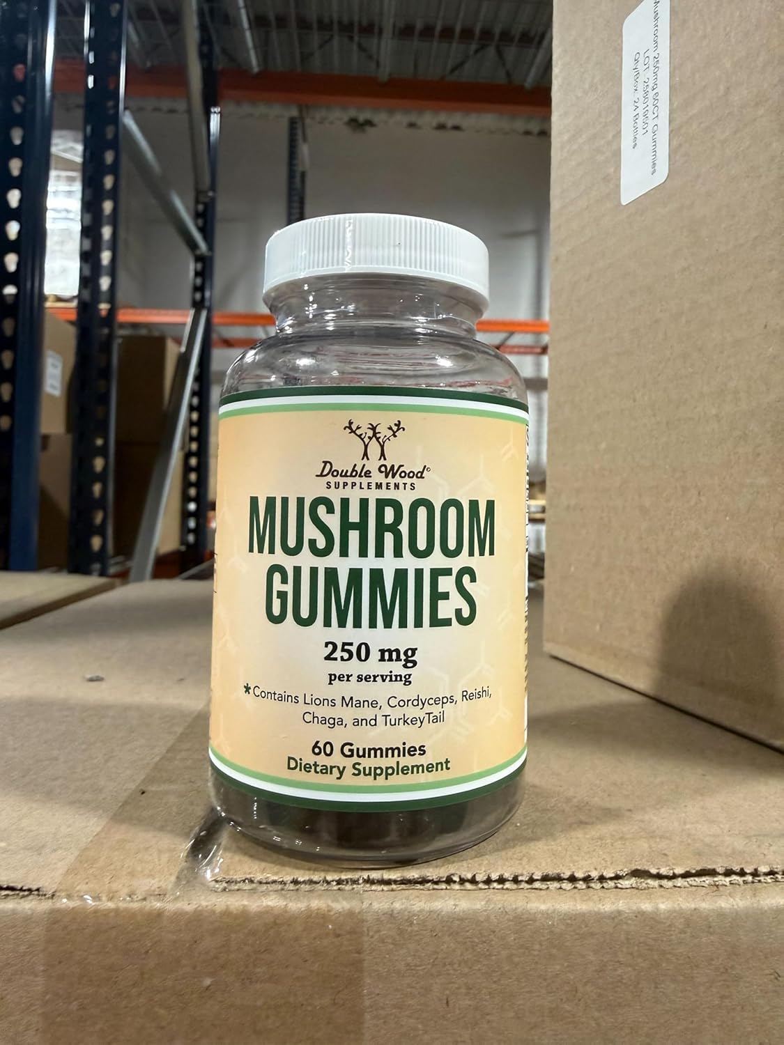 مکمل حمایت از سیستم ایمنی Double Wood Supplements، 500 میلی‌گرم، 60 عدد
