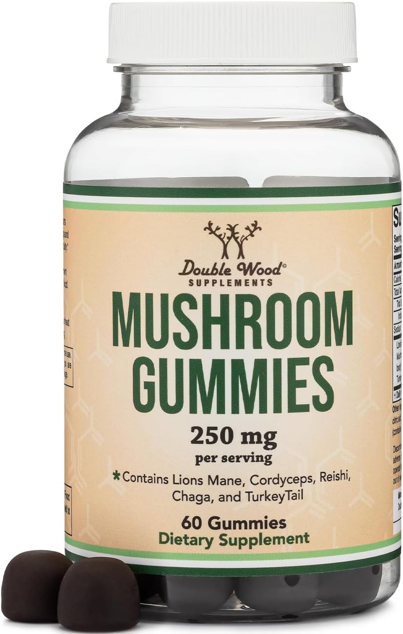 مکمل حمایت از سیستم ایمنی Double Wood Supplements، 500 میلی‌گرم، 60 عدد