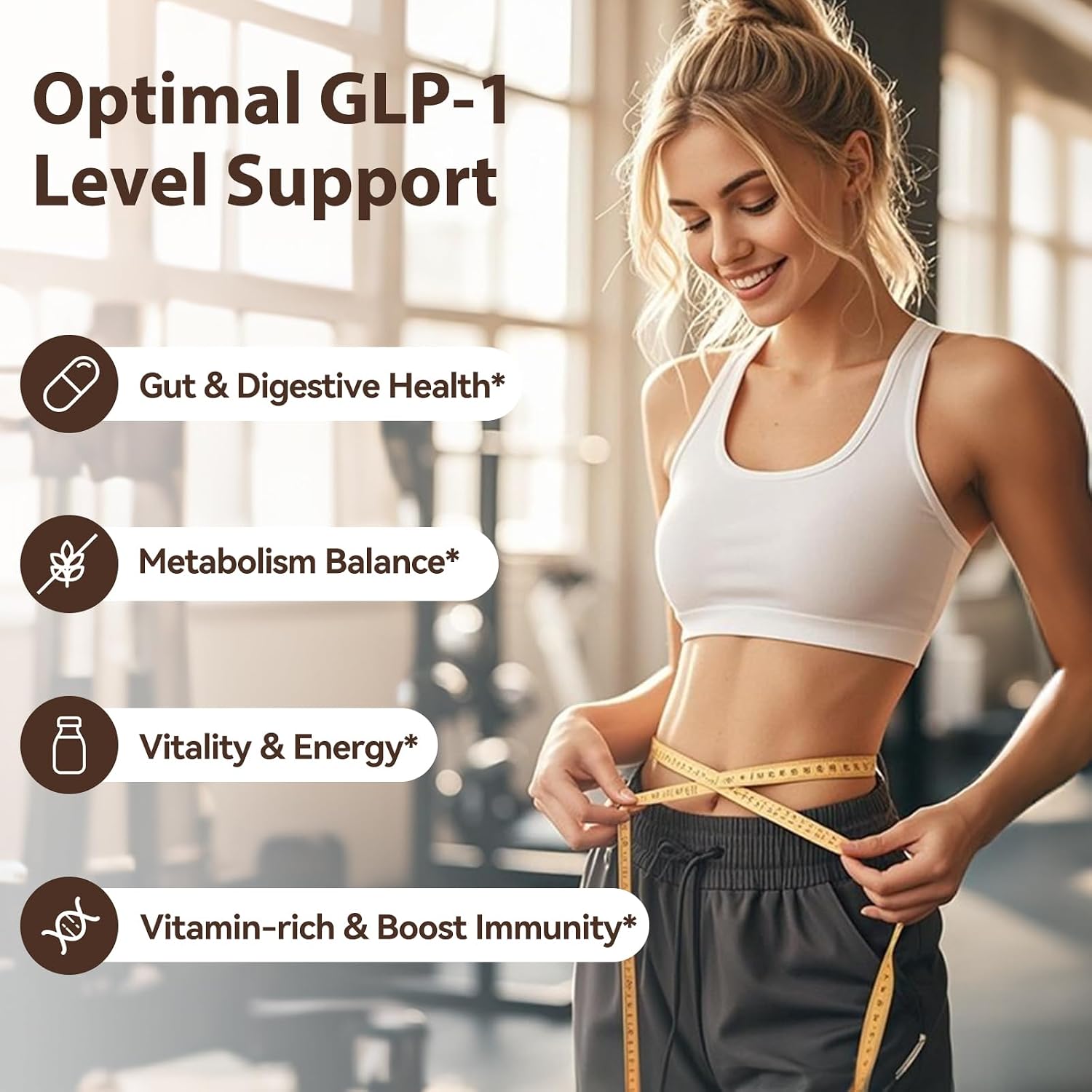 مکمل فیبر و پشتیبانی طبیعی GLP-1 House of Nutrition مدل GLP-1 Booster، 12 گرم، 10.58 اونس، طعم قهوه شکلاتی