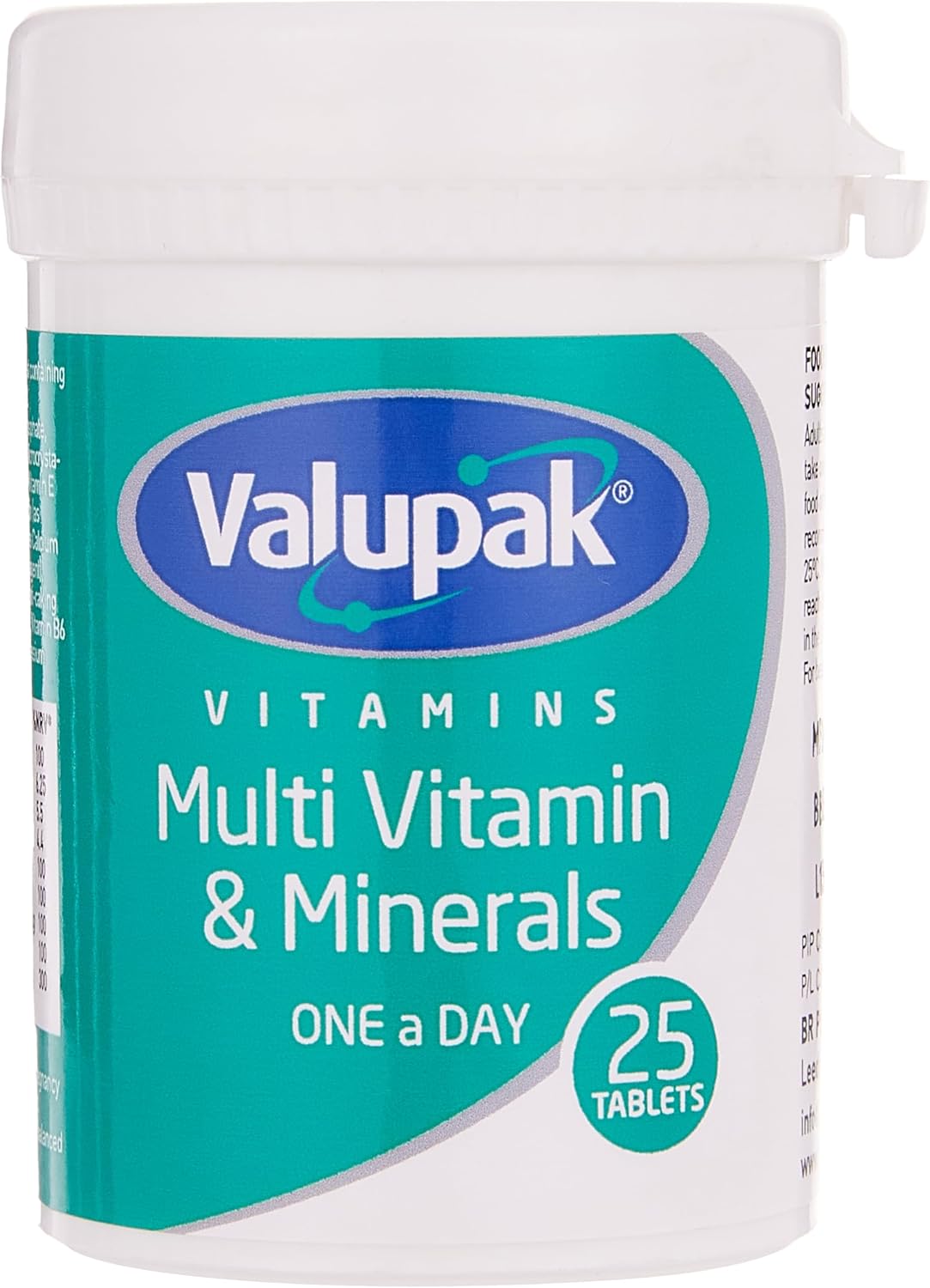 Valupak، مولتی‌ویتامین و مینرال، 25 قرص