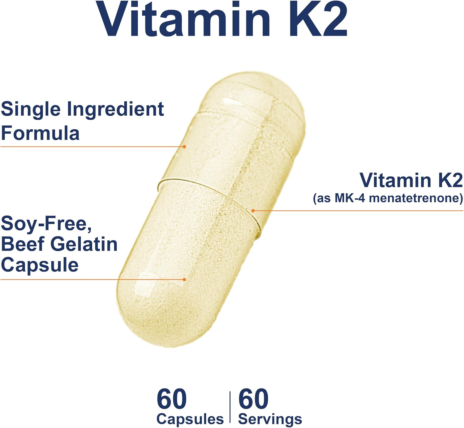 Carlson، مکمل ویتامین K2، 60 کپسول