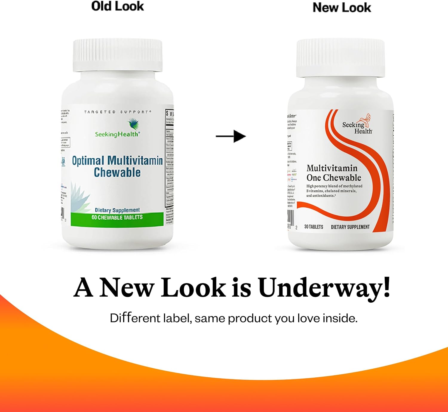 Seeking Health، مولتی‌ویتامین و مینرال، مدل Optimal Multivitamin Chewable، 30 قرص