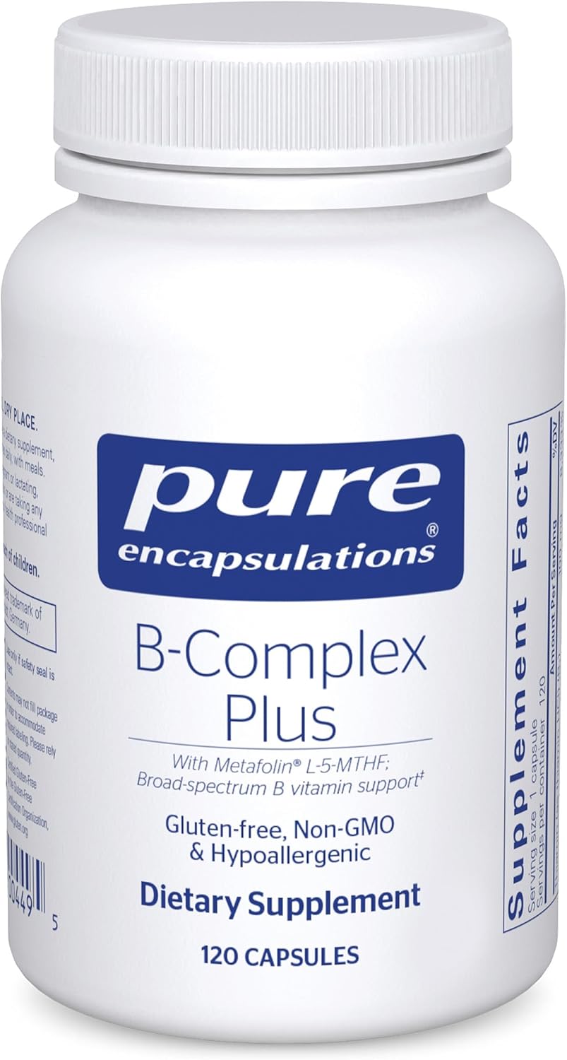 Pure Encapsulations، مکمل ویتامین B کمپلکس، 120 کپسول