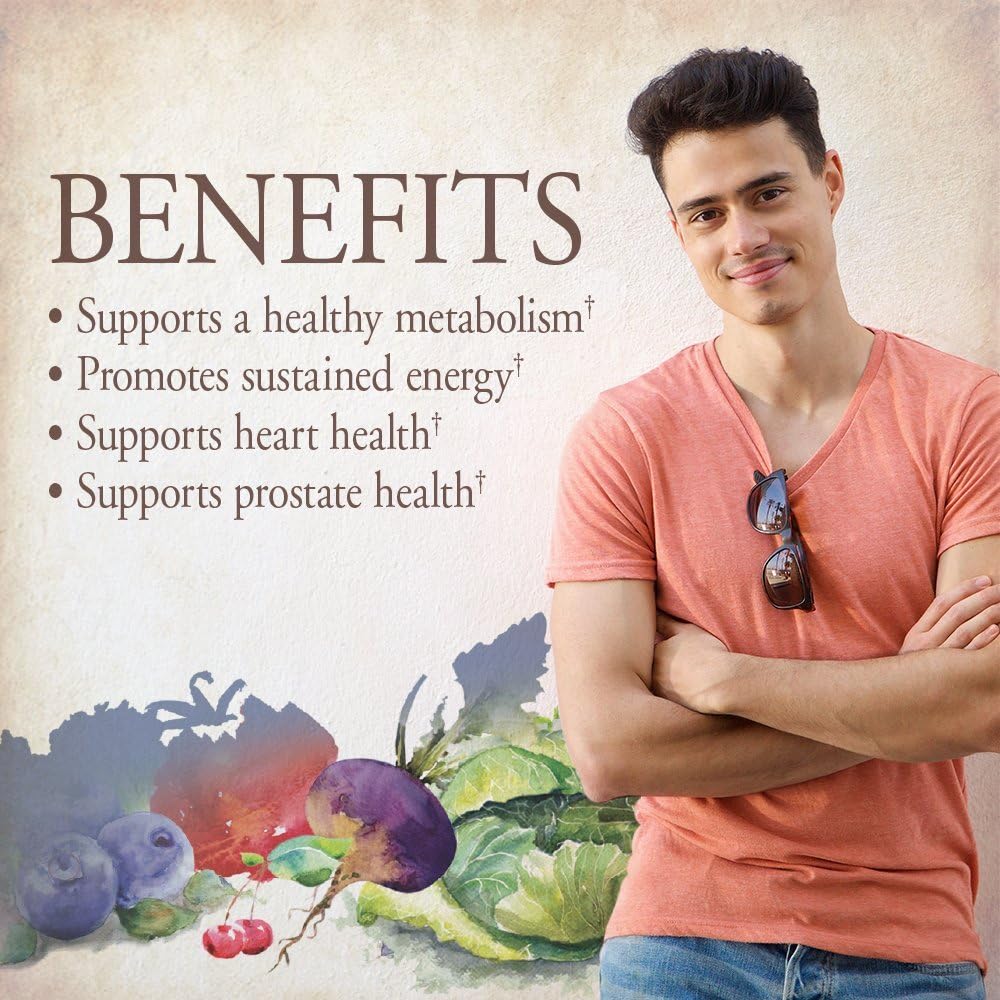 Garden of Life، مولتی‌ویتامین و مینرال، 60 قرص، مناسب آقایان