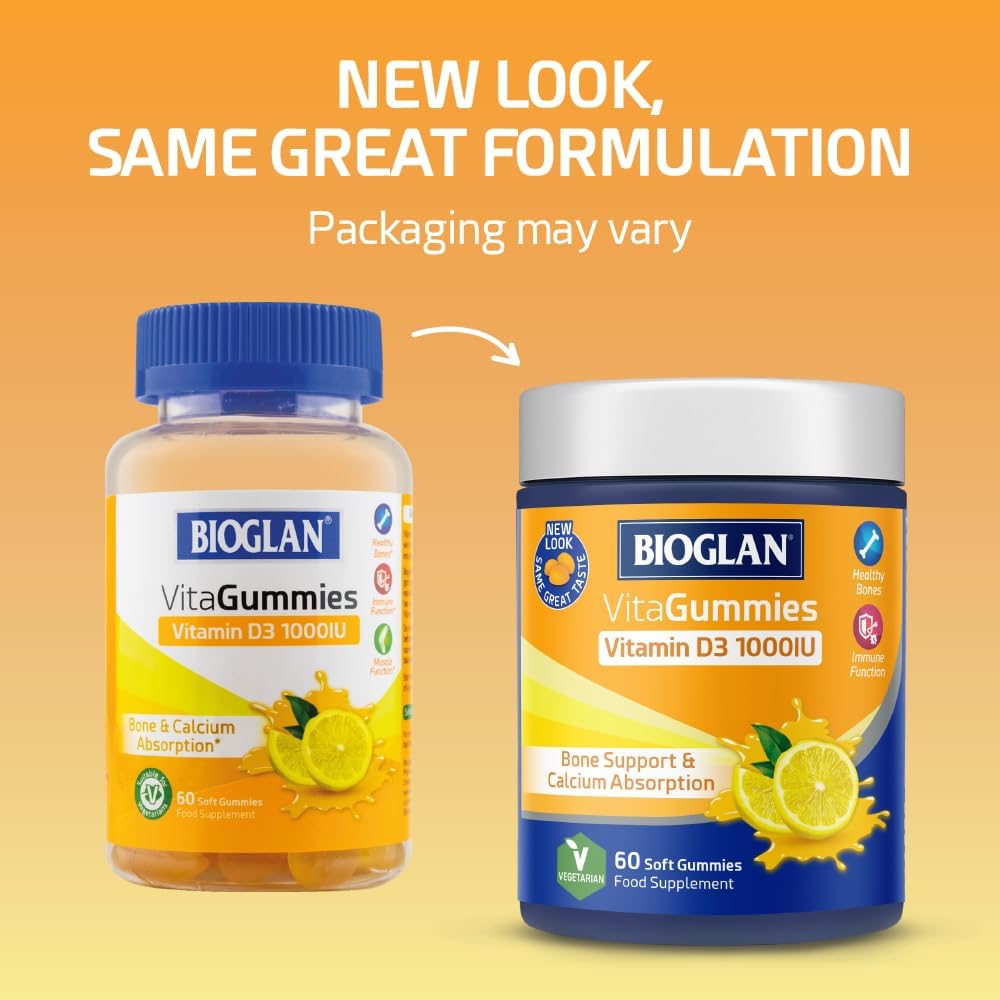 Bioglan، مکمل ویتامین D3، پاستیل، طعم لیمو