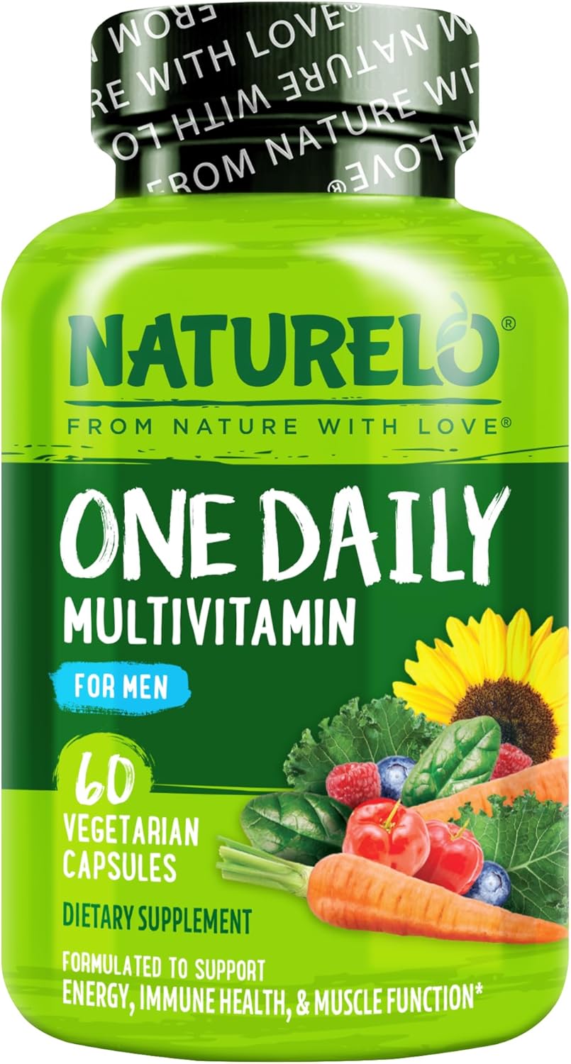 NATURELO، مولتی‌ویتامین و مینرال، 60 کپسول، مناسب آقایان
