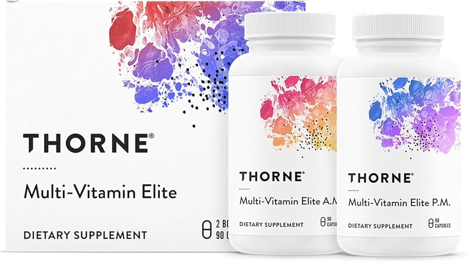 THORNE، مولتی‌ویتامین و مینرال، مدل Multi-Vitamin Elite، 180 سروینگ