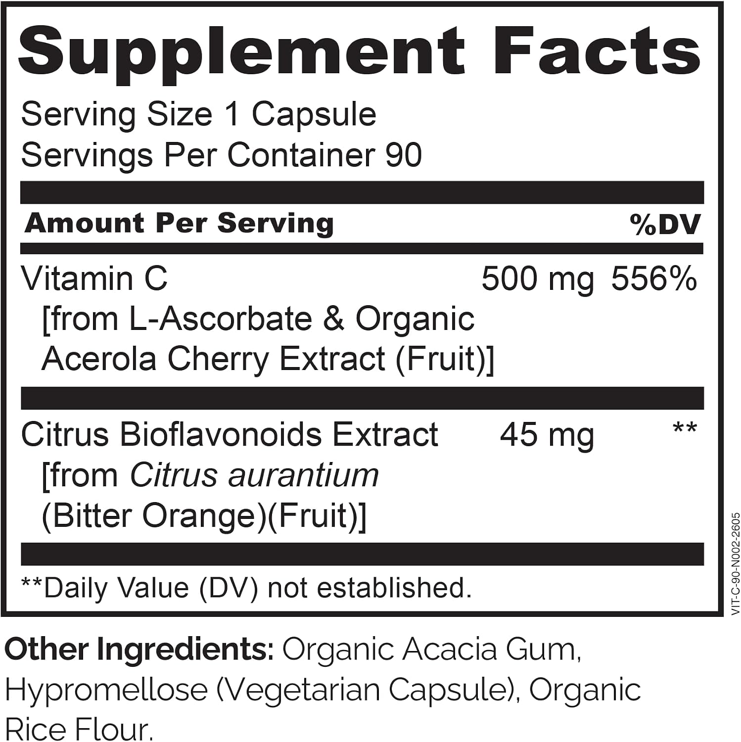 NATURELO، مکمل ویتامین C، 500 میلی‌گرم، 90 کپسول، طعم گیلاس