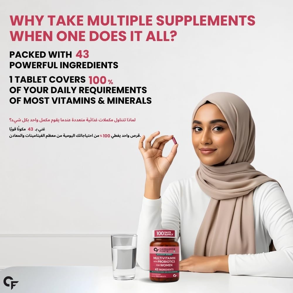 Carbamide Forte، مولتی‌ویتامین و مینرال، قرص
