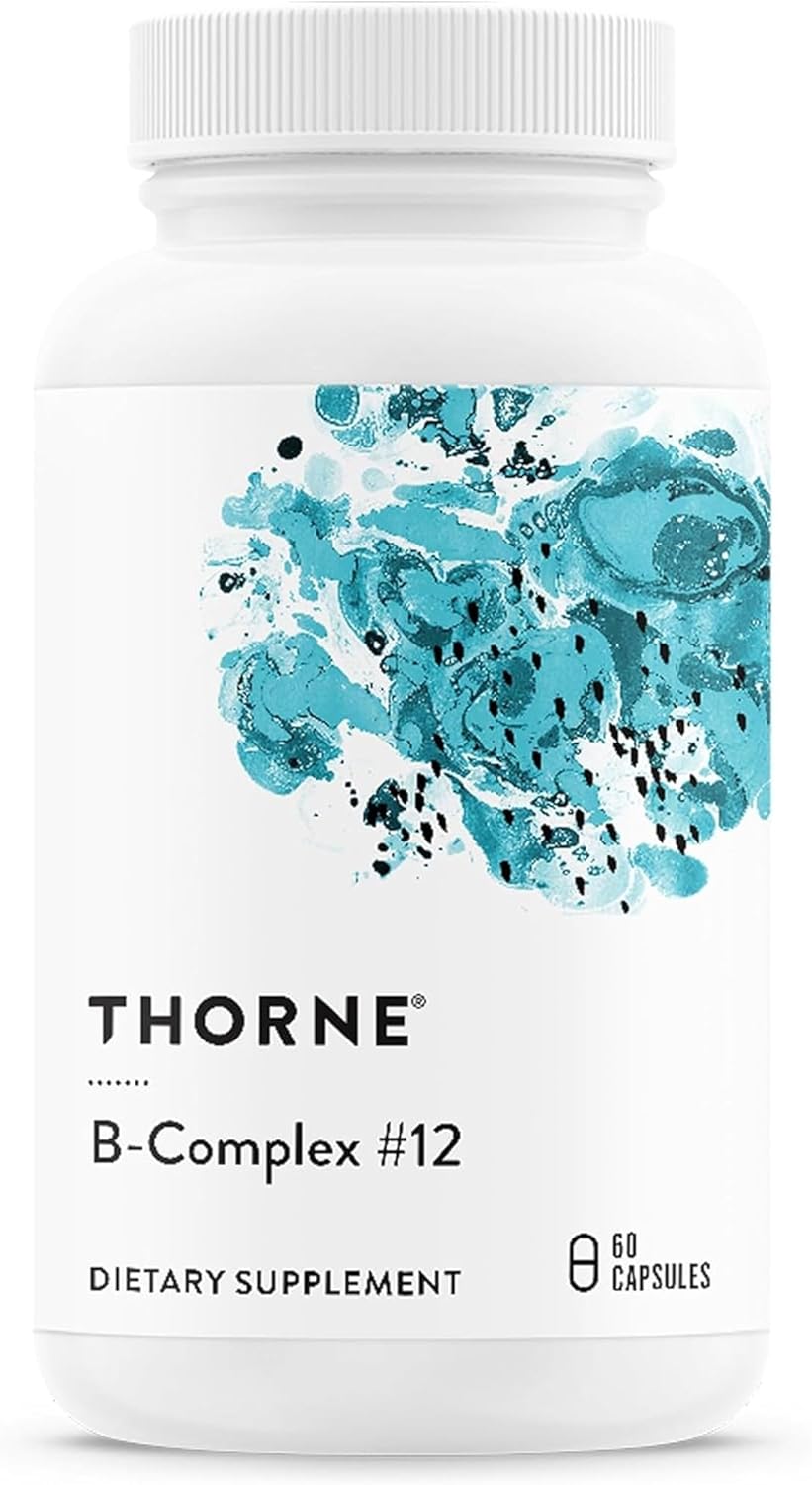 THORNE، مکمل ویتامین B کمپلکس، مدل B-Complex 12، 60 سروینگ