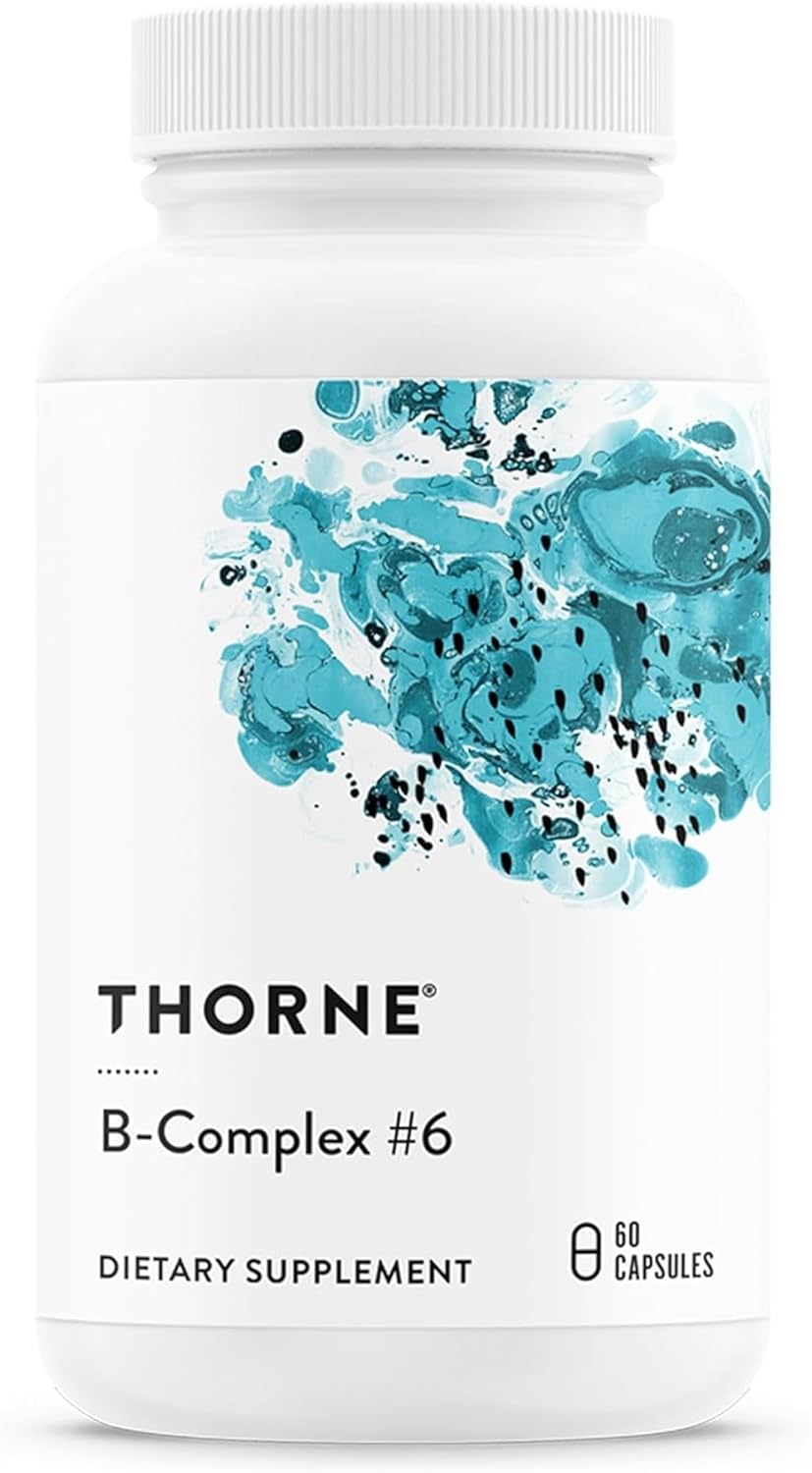 THORNE، مکمل ویتامین B کمپلکس، مدل B-Complex #6، 60 کپسول