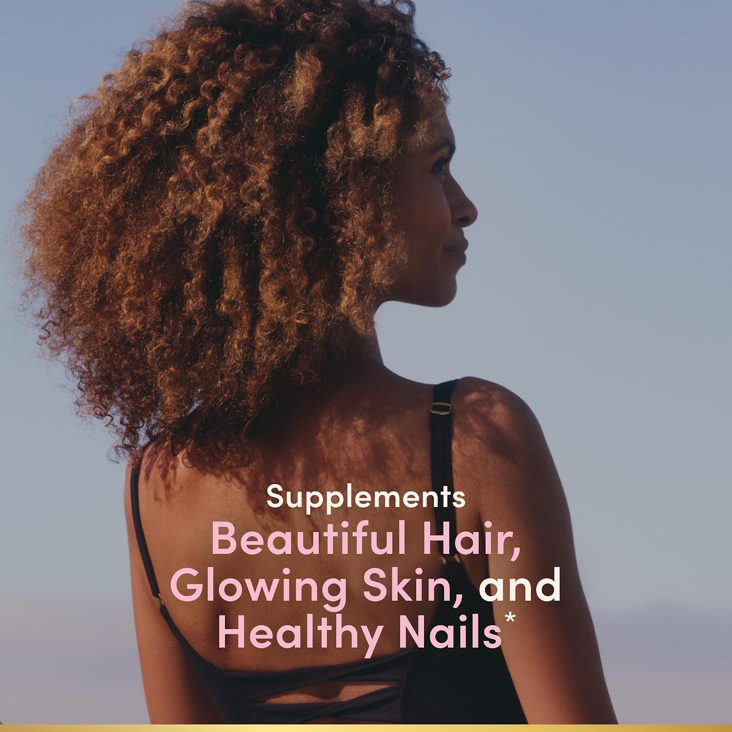 Nature's Bounty، مکمل مو، پوست و ناخن، 2500 میکروگرم، 140 عدد، طعم توت‌فرنگی