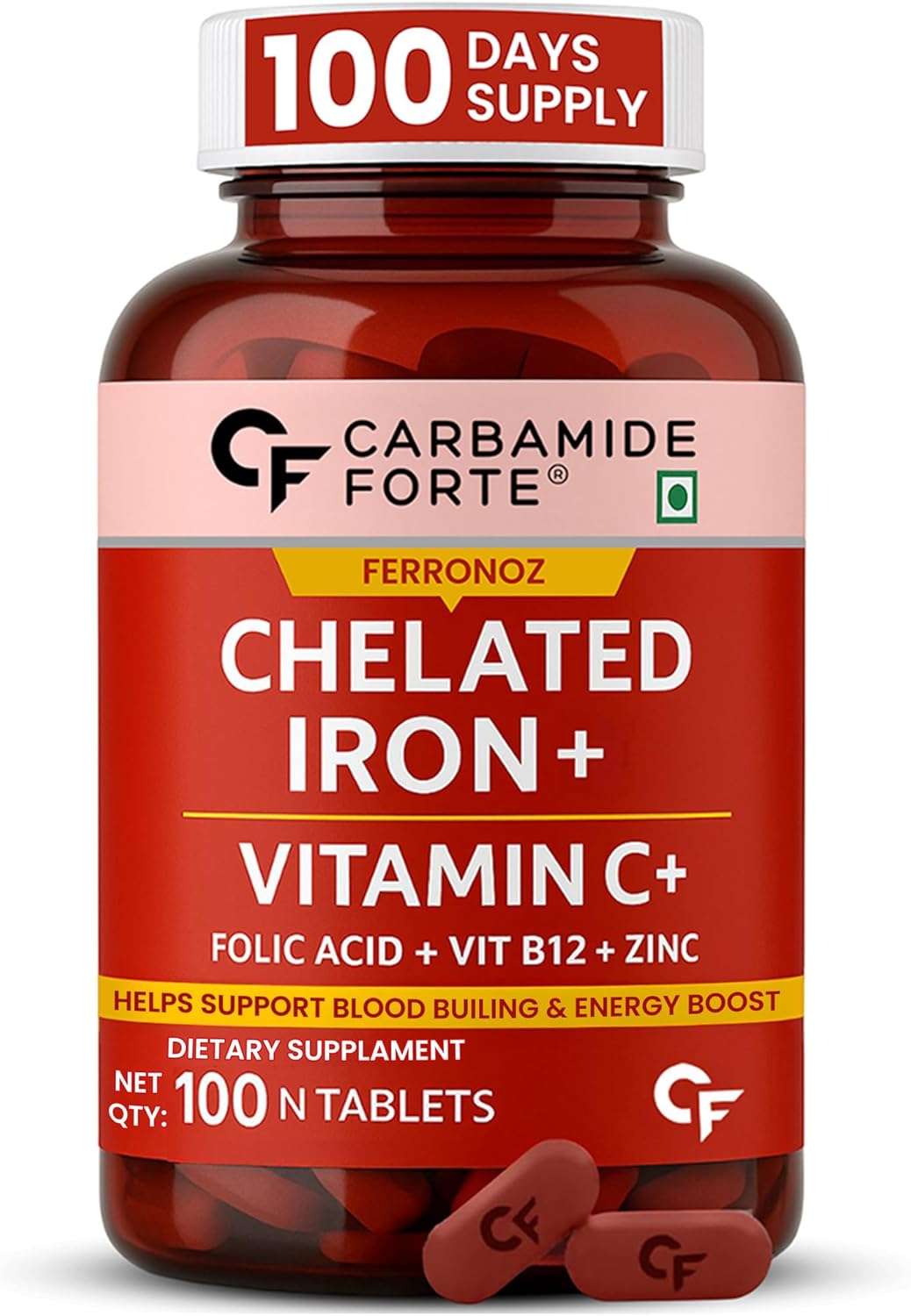Carbamide Forte، مکمل آهن، قرص