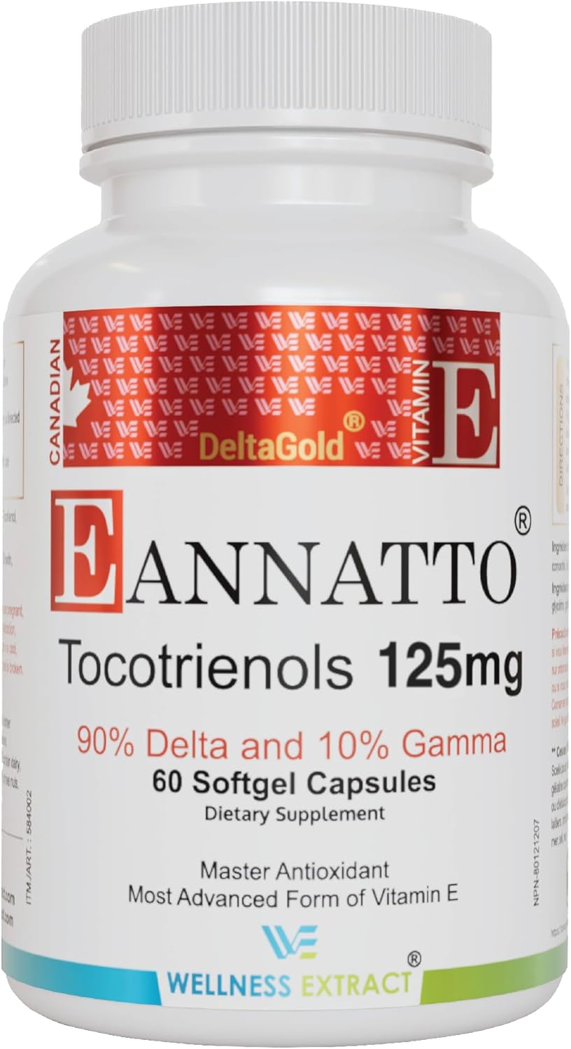 WELLNESS EXTRACT، مکمل ویتامین E، 125 میلی‌گرم، 60 سافت‌ژل