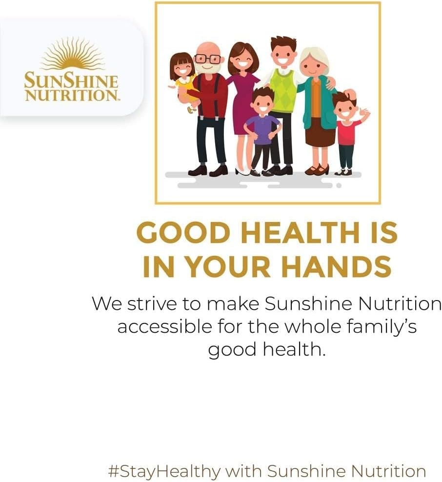 Sunshine Nutrition، مکمل ویتامین D3، 1000 IU، 100 قرص