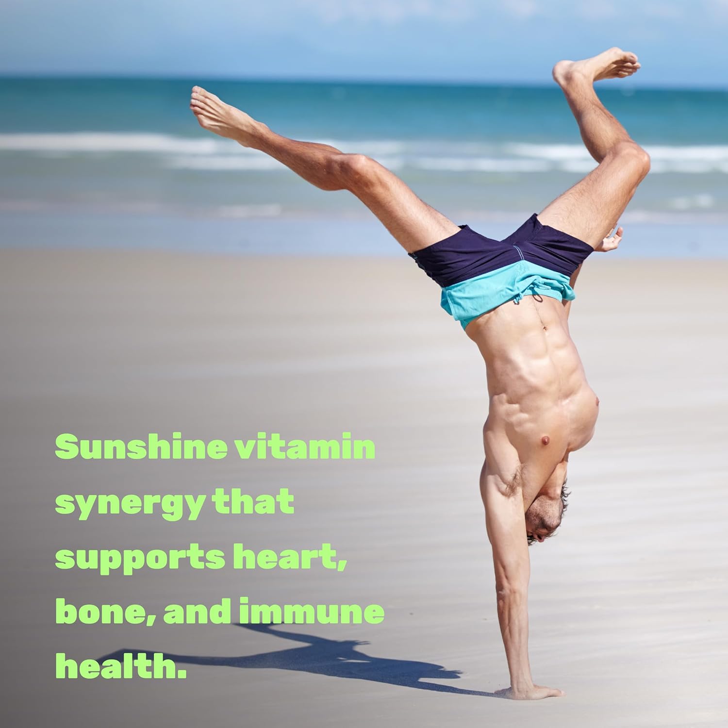 DEAL SUPPLEMENT، مکمل ویتامین D3 و K2، 10,000 IU و 200 میکروگرم، 250 سافت‌ژل