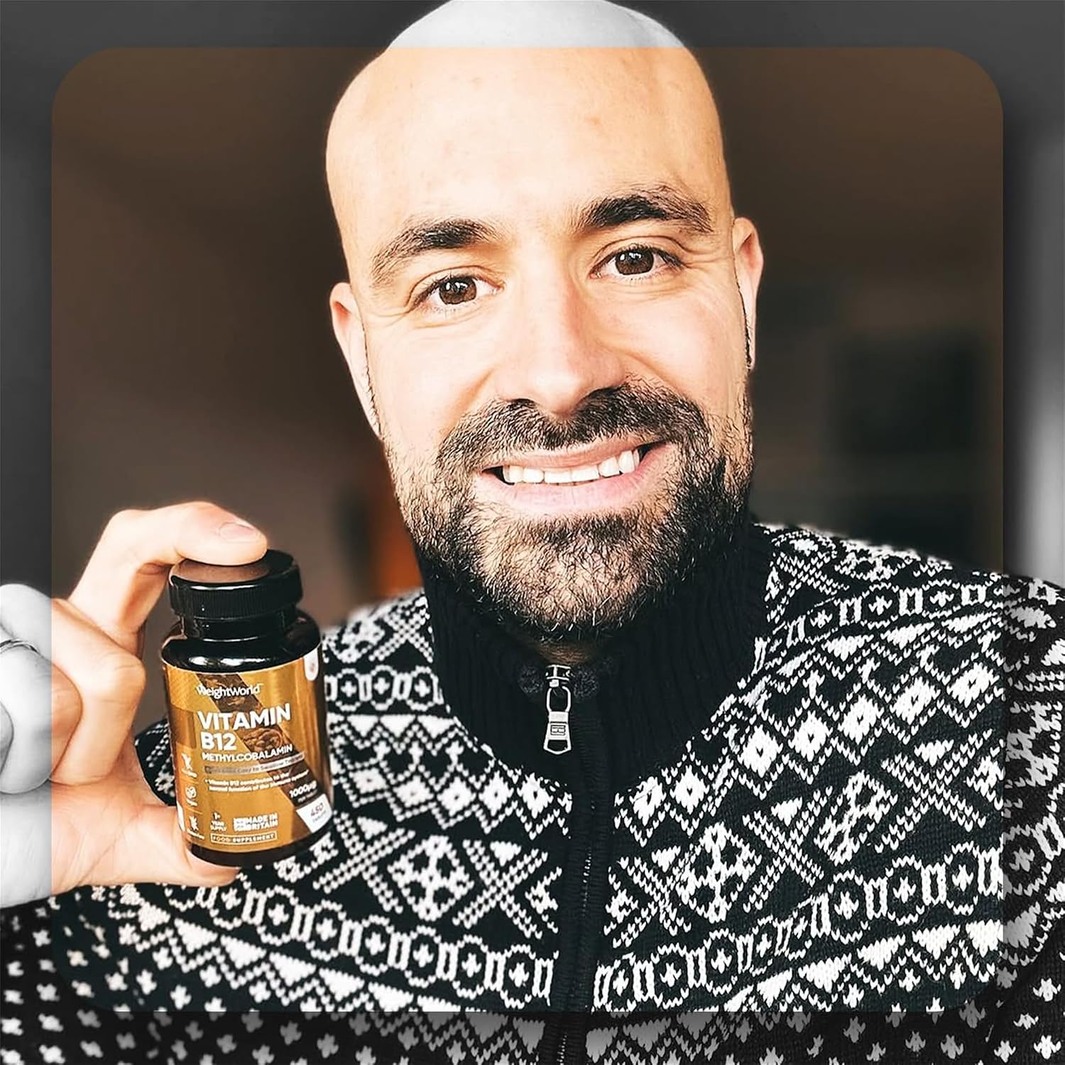 WeightWorld، مکمل ویتامین B12، 1,000 میکروگرم، 450 قرص